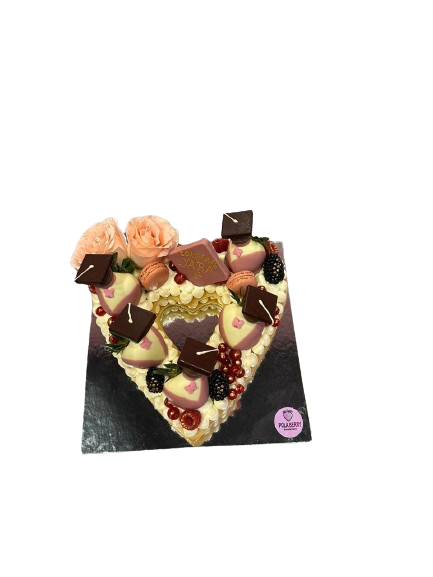 Heart Shape graduation tart